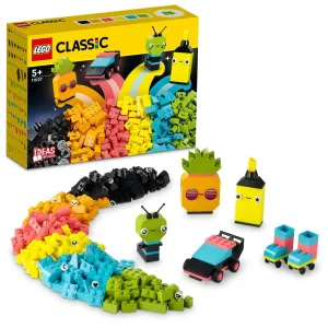 LEGO Classic Creative Neon Fun Building Kit for Ages 5 