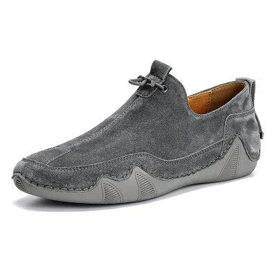 Men Shoes Sneakers Breathable Leather Men's Casual Shoes White Flats Shoes Male Loafers Footwear Driving Shoes Plus Size 38-47