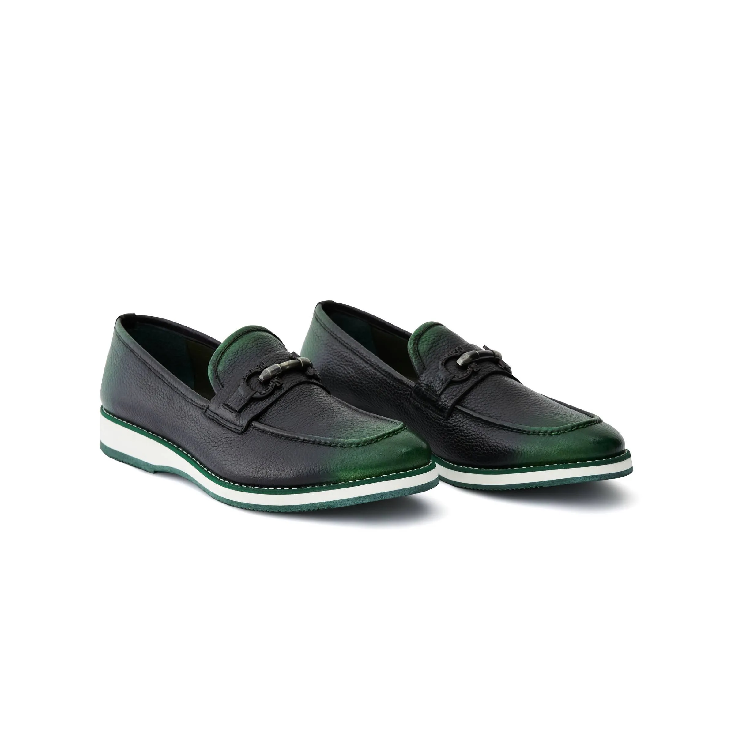 Men's Calf Leather Handmade Moccasin M7035