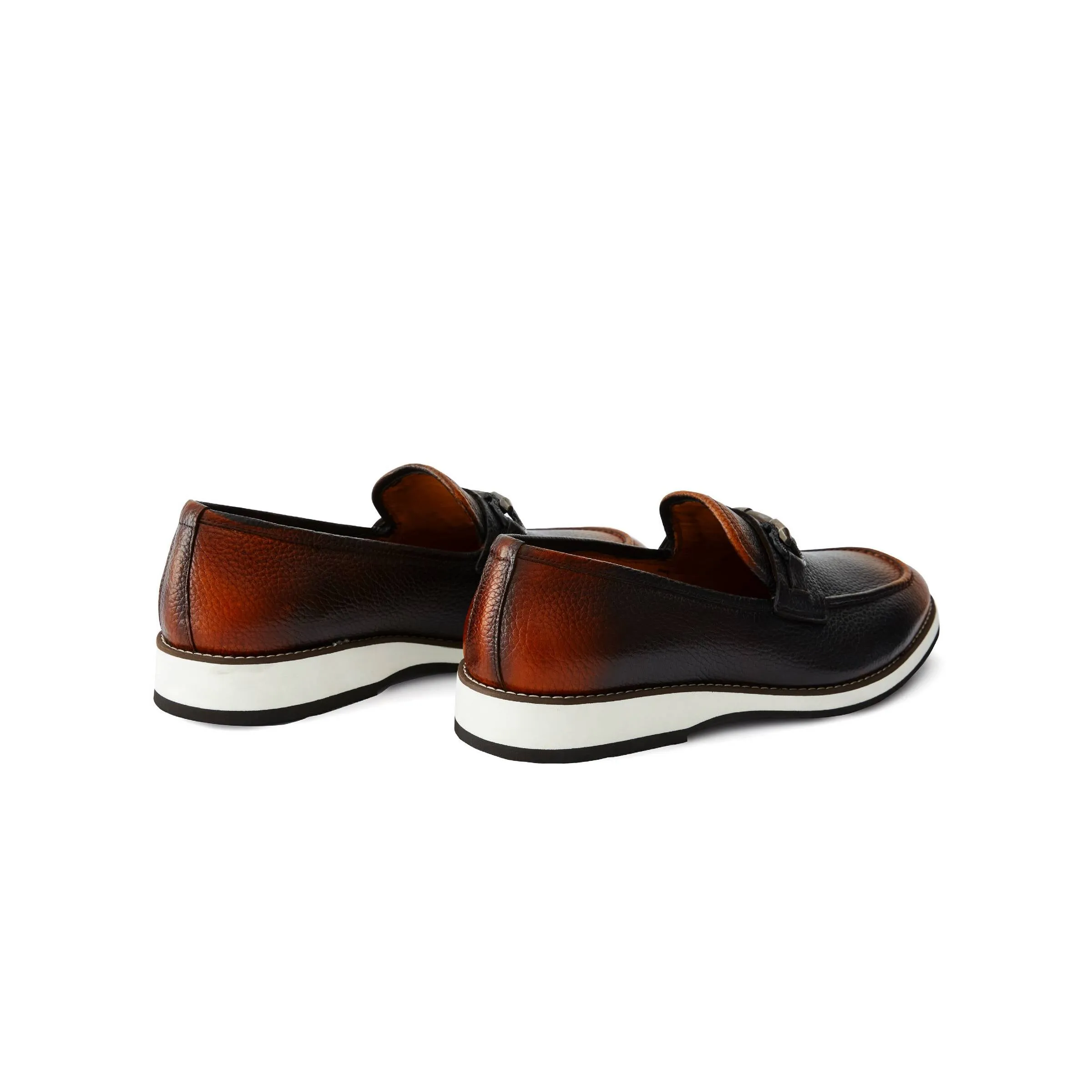 Men's Calf Leather Handmade Moccasin M7035