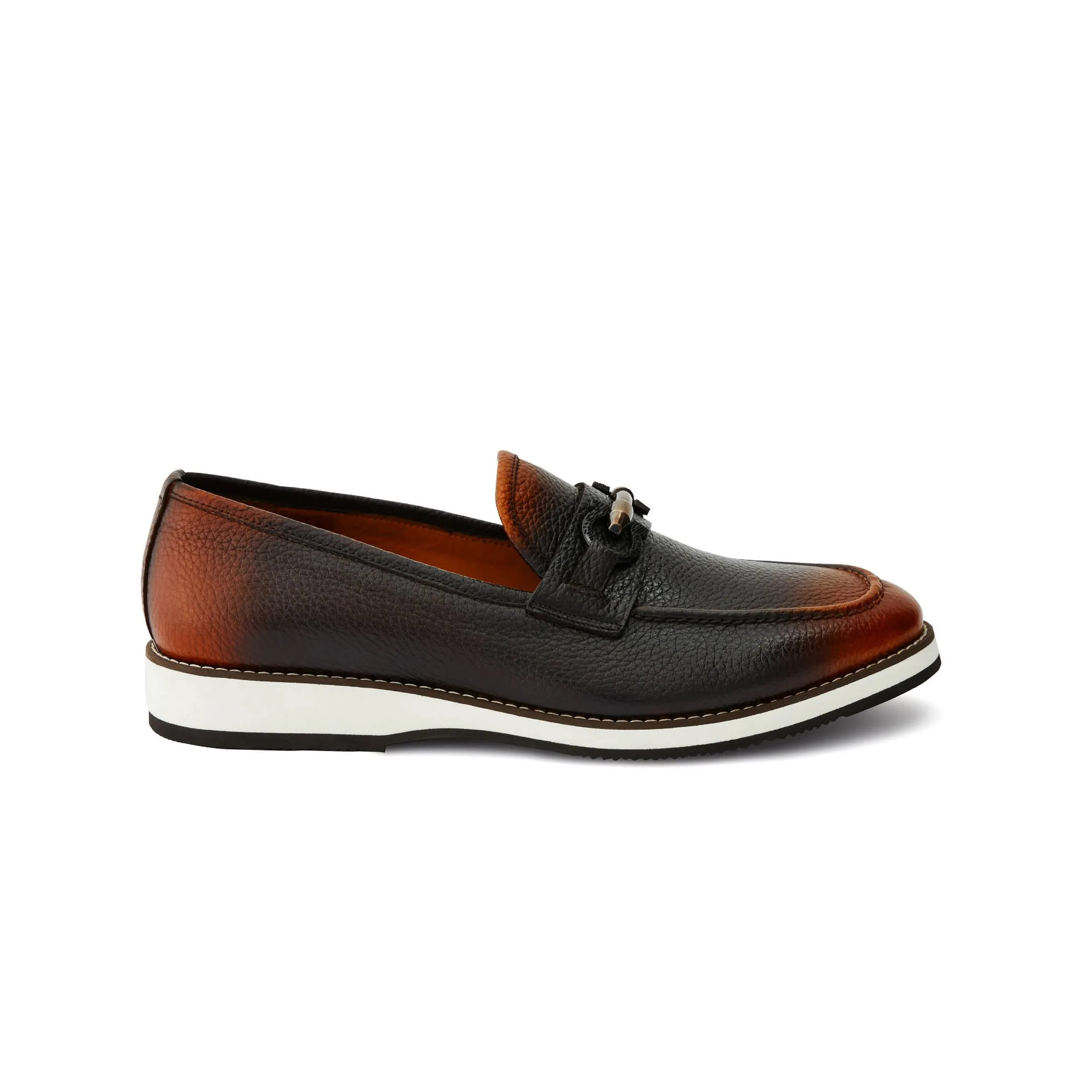 Men's Calf Leather Handmade Moccasin M7035