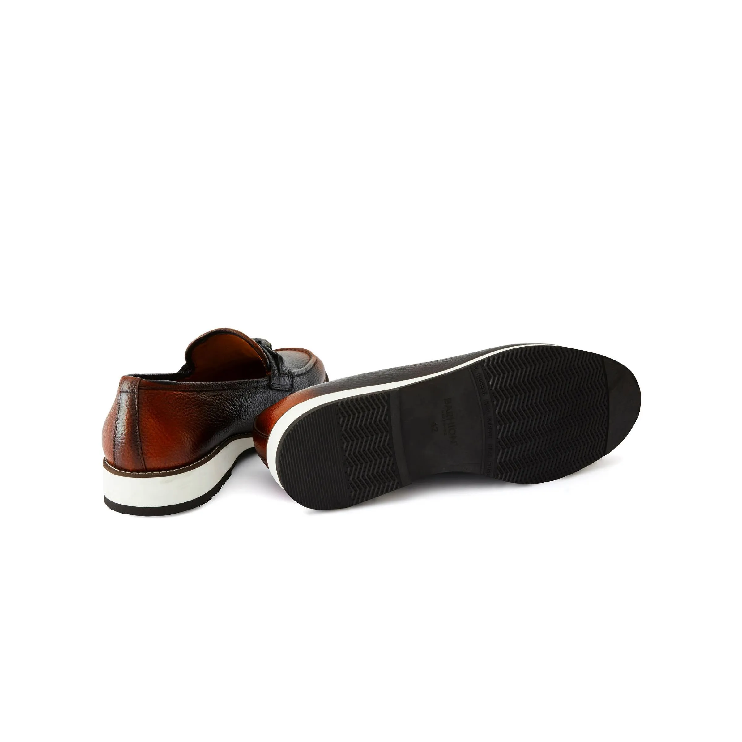 Men's Calf Leather Handmade Moccasin M7035