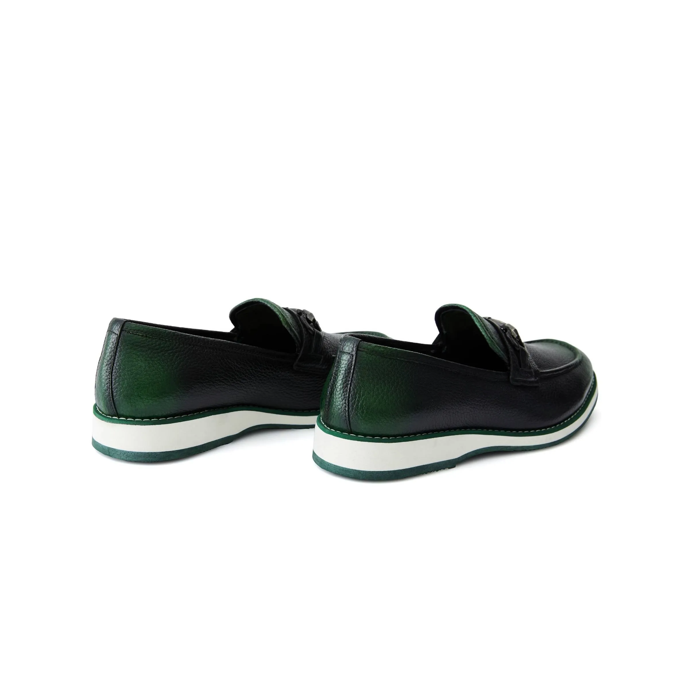 Men's Calf Leather Handmade Moccasin M7035