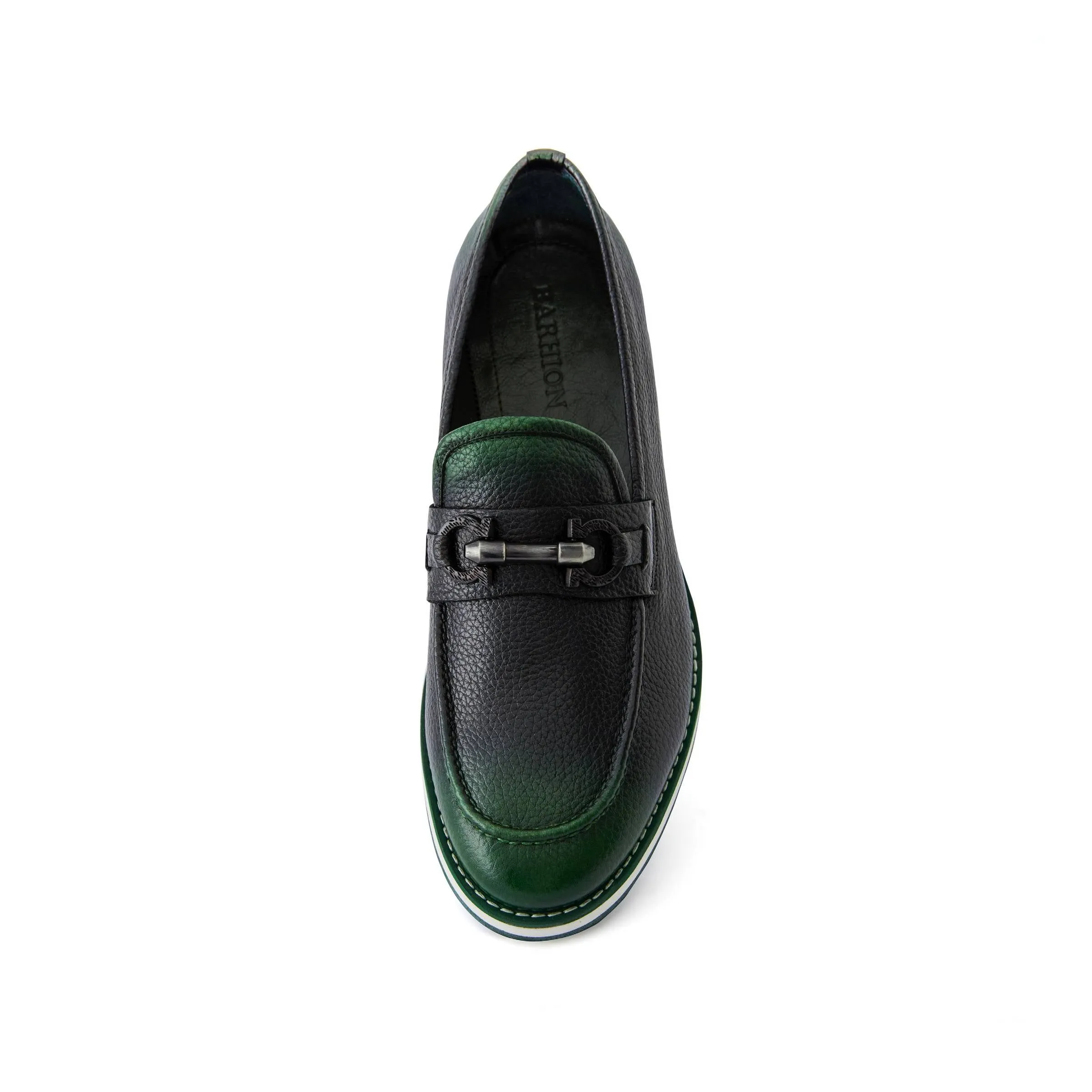 Men's Calf Leather Handmade Moccasin M7035