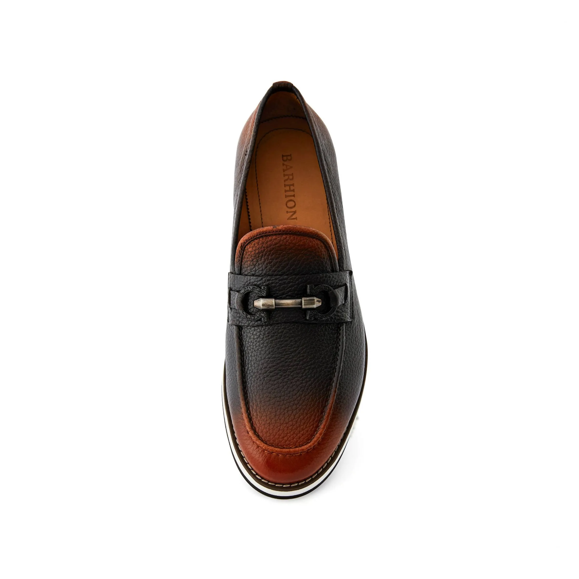 Men's Calf Leather Handmade Moccasin M7035