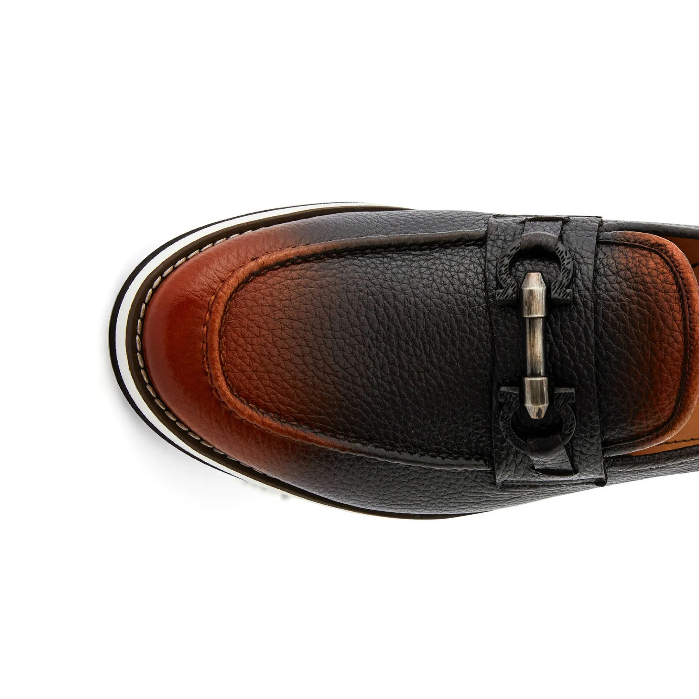 Men's Calf Leather Handmade Moccasin M7035