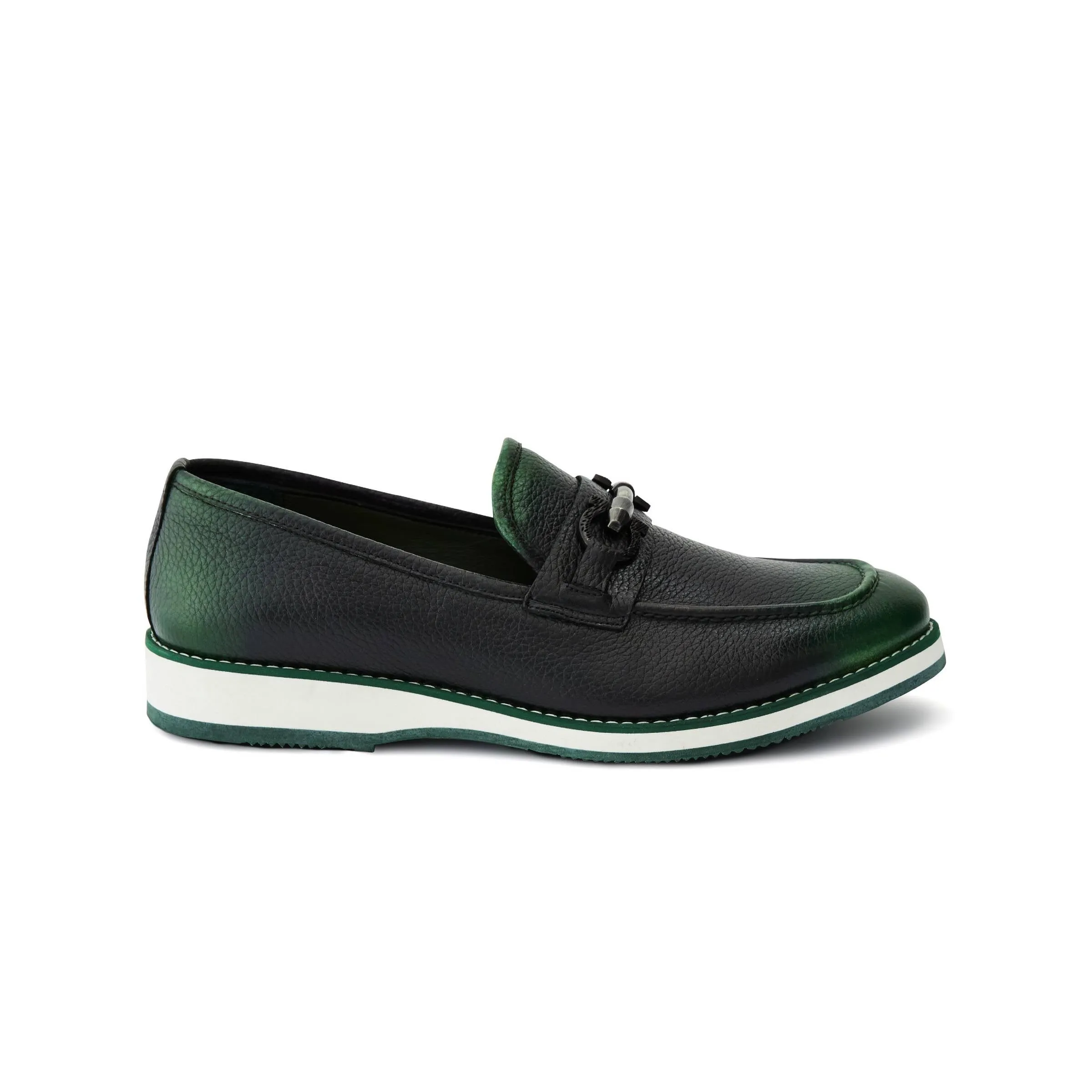 Men's Calf Leather Handmade Moccasin M7035