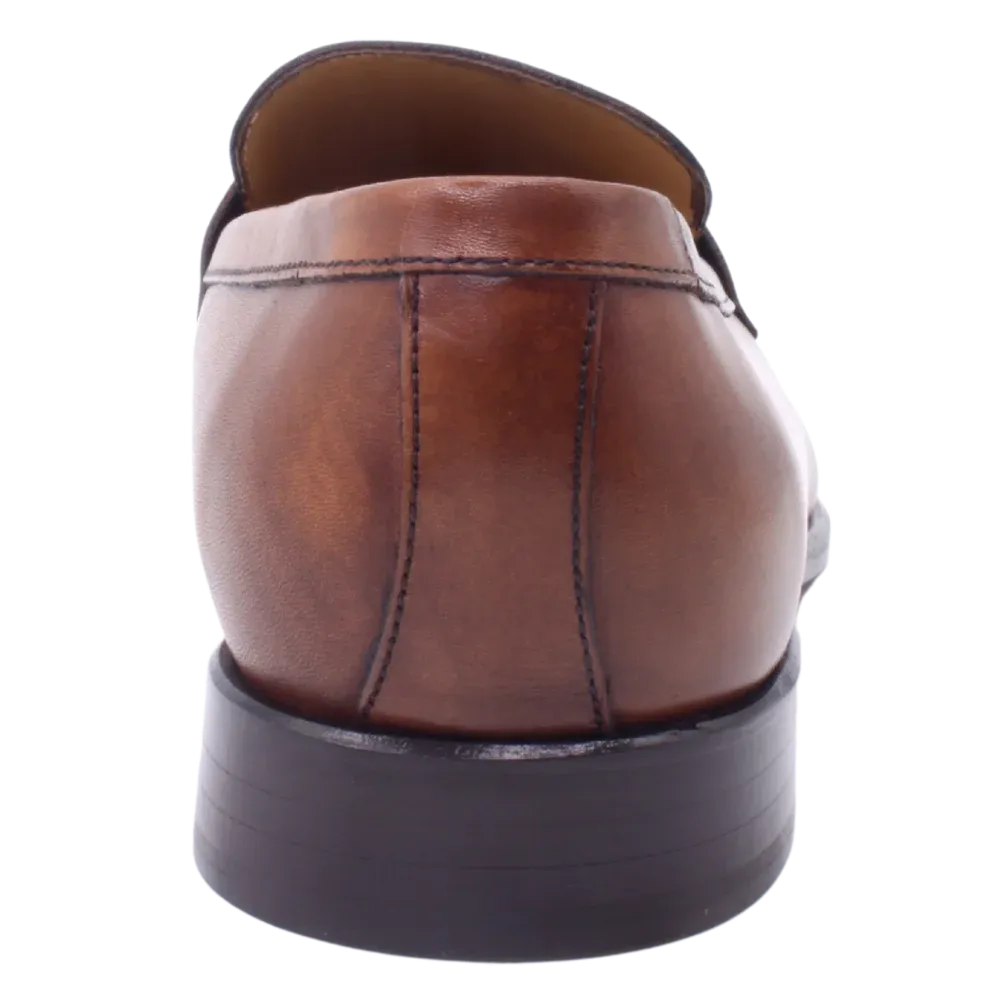 Men's Moccasin in Calf Leather Castagna Tan (MER8434)