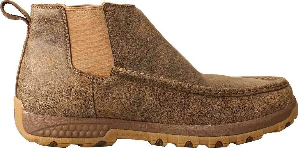 Men's Twisted X MXCG001 4" Double Gore Driving Moc Bomber Full Grain Leather