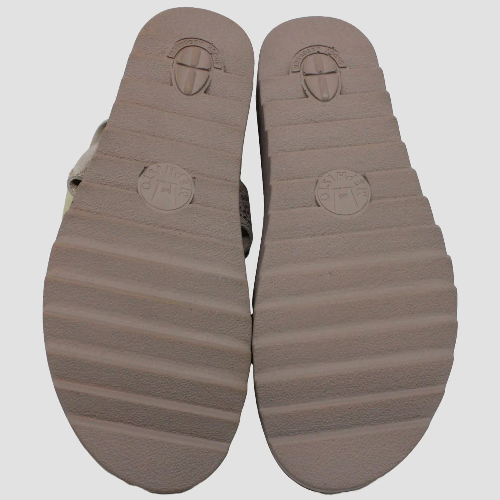 Mephisto Womens Sandals Dominica Casual Hook And Loop Metallic Leather - UK 8.5