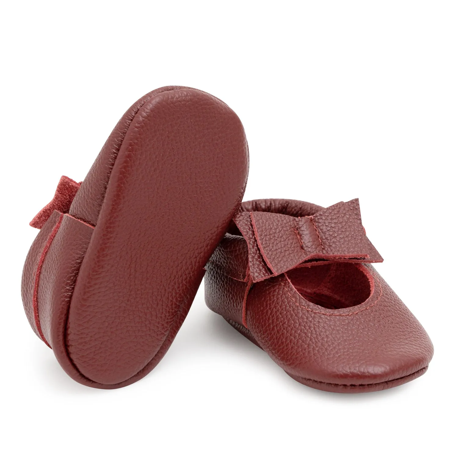 Merlot Bow Moccasins