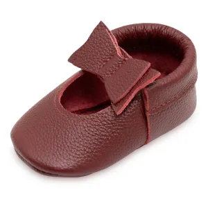 Merlot Bow Moccasins