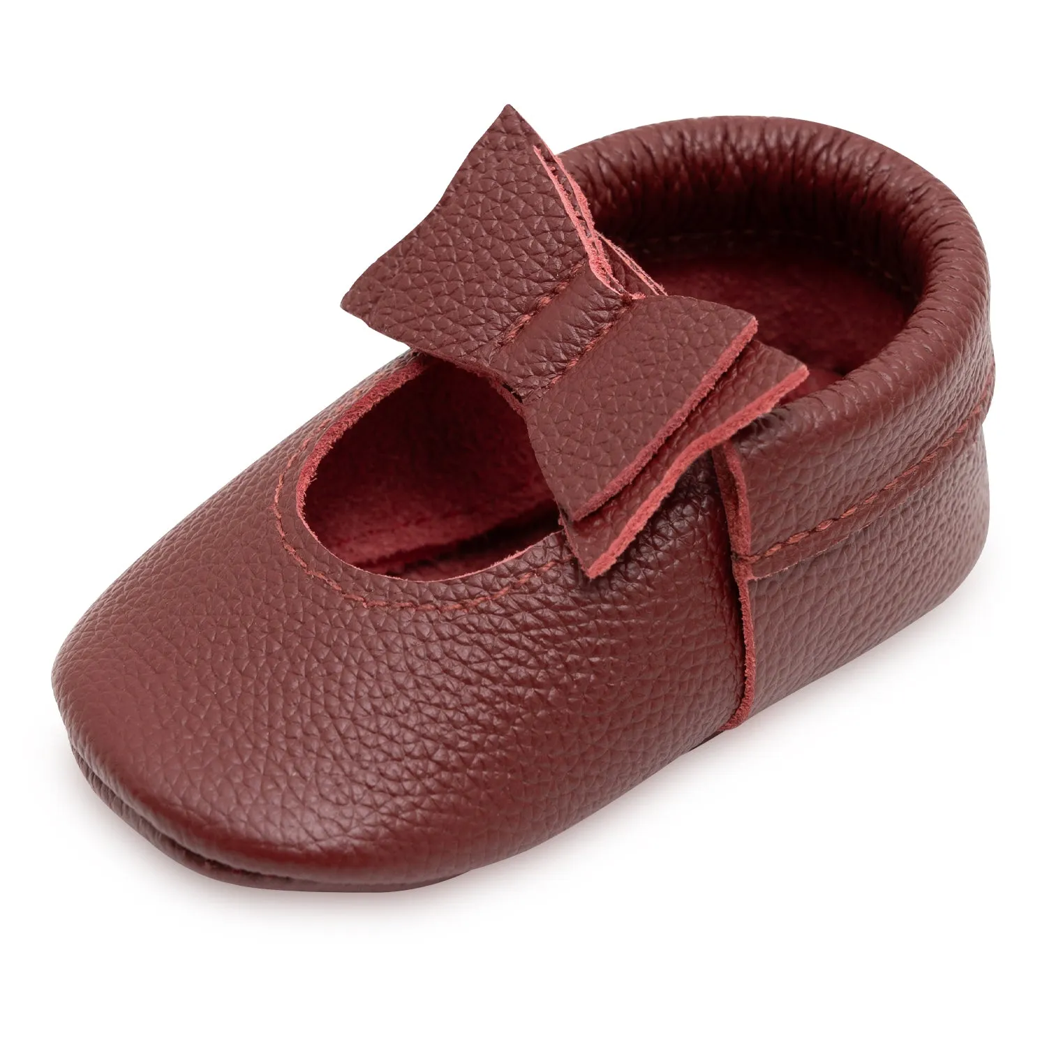 Merlot Bow Moccasins