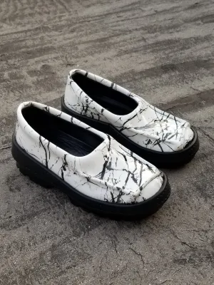 Moccasins in Marble