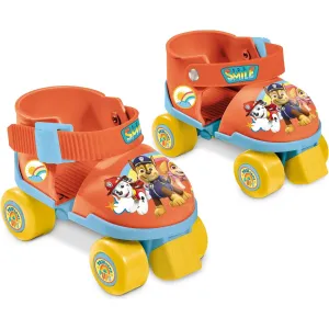 Mondo Paw Patrol 4 Wheels Adjustable Roller Skates (Size: 22-29 ) Orange Age- 3 Years & Above
