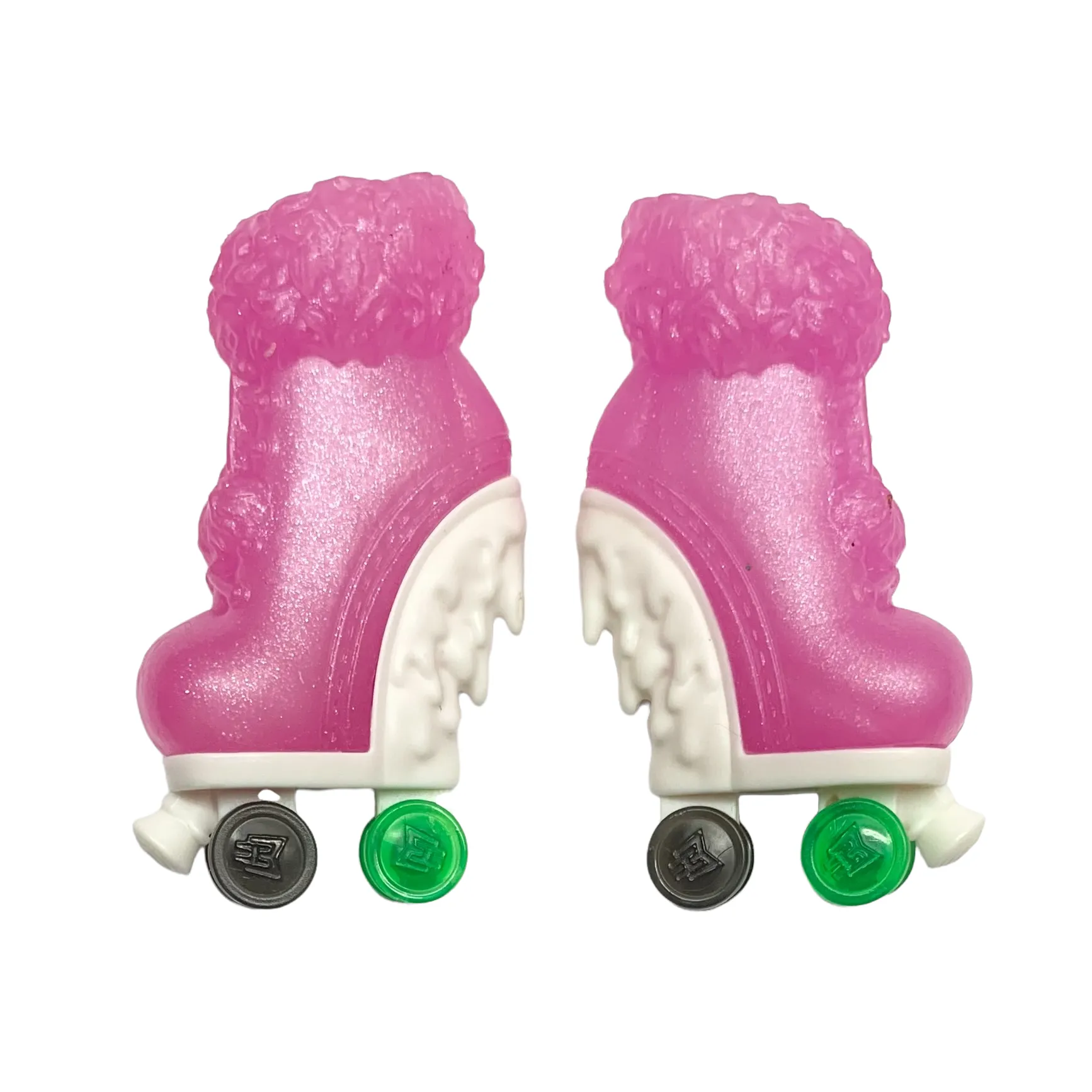 Monster High Roller Maze Abbey Bominable Doll Replacement Pink Skates Shoes