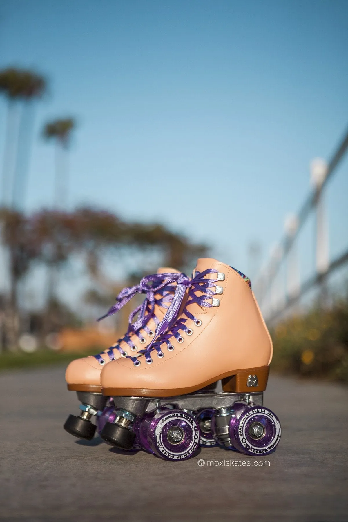 Moxi Beach Bunny Roller Skates - Peach- Size 4, 5, 7, 8 or 10 only - Super Sale