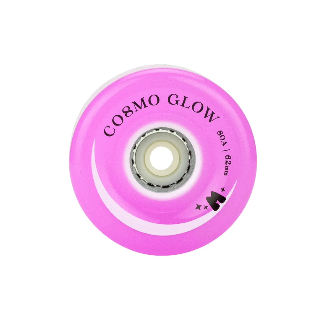 Moxi Cosmo Glow LED 62mm 80a Wheels 4pk