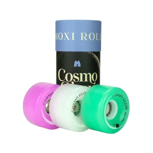 Moxi Cosmo Glow LED 62mm 80a Wheels 4pk
