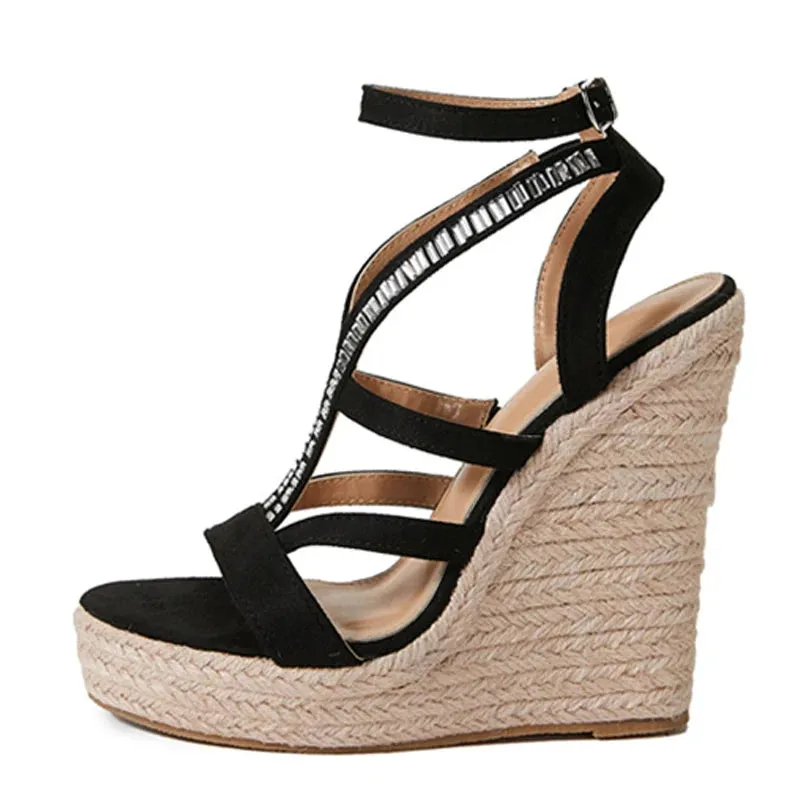 New straps Wedge super high Sandals