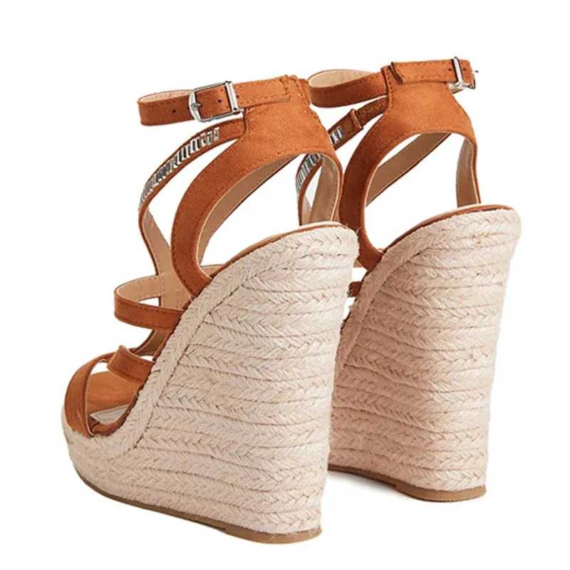 New straps Wedge super high Sandals
