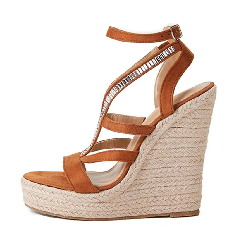 New straps Wedge super high Sandals