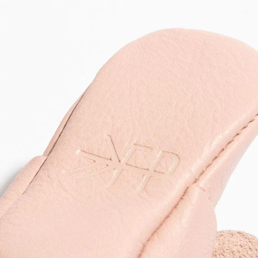 Newborn Blush Knotted Bow Mocc