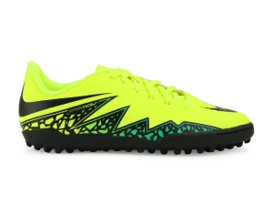 Nike Kids Hypervenom Phelon II Turf Soccer Shoes Volt/Black/Hyper Turquoise