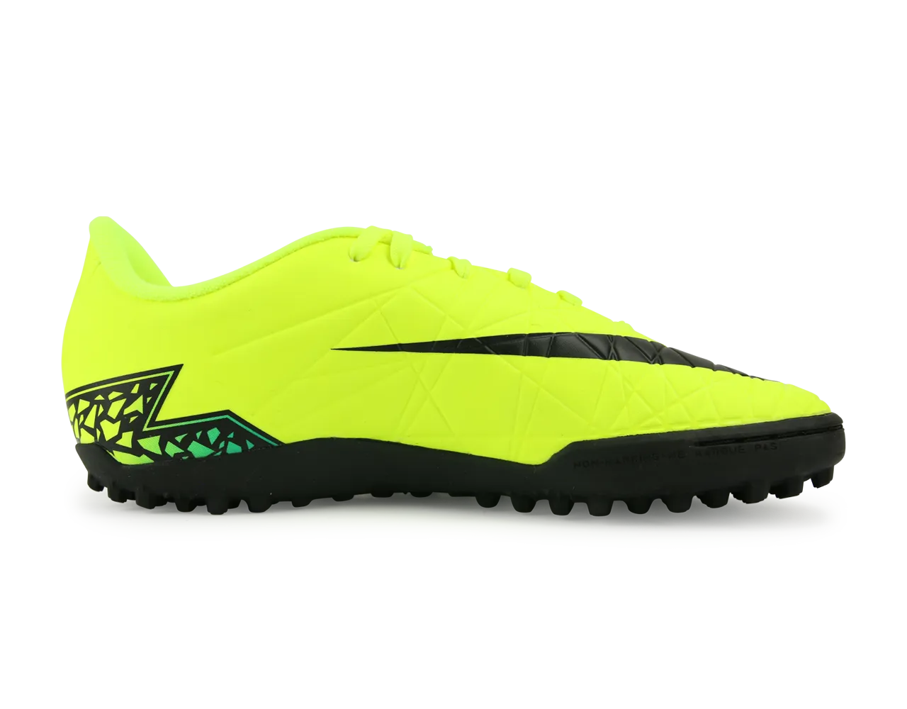 Nike Kids Hypervenom Phelon II Turf Soccer Shoes Volt/Black/Hyper Turquoise