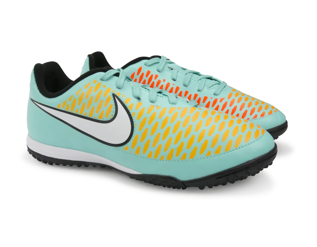 Nike Kids Magista Onda Turf Soccer Shoes Neo Turquoise/White/Hyper Crimson