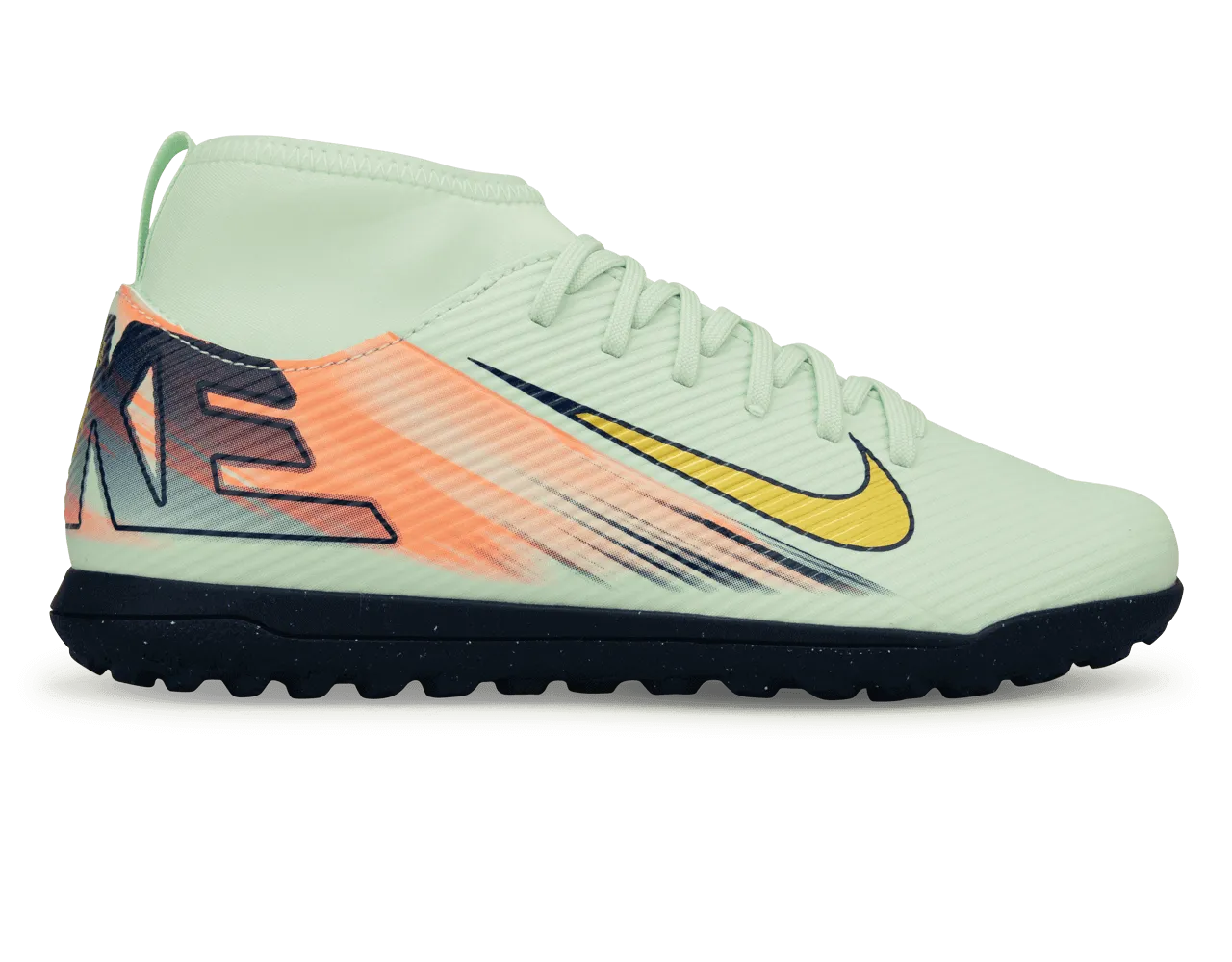 Nike Kids Mercurial Superfly 10 Club MDS 009 TF Barely Green/Metallic Gold