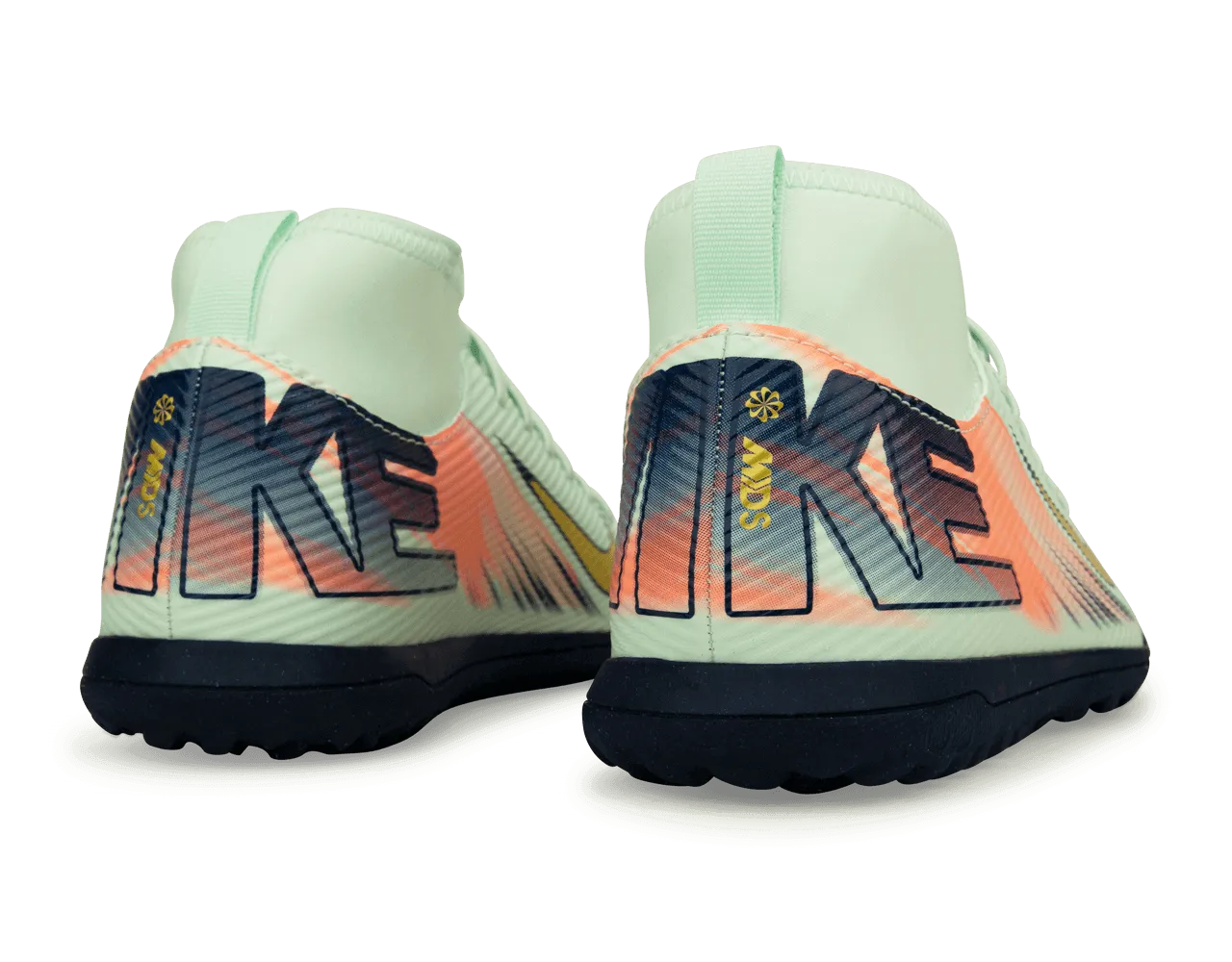 Nike Kids Mercurial Superfly 10 Club MDS 009 TF Barely Green/Metallic Gold