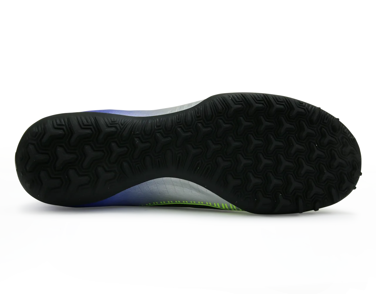 Nike Men's MercurialX Victory VI Neymar Jr Turf Soccer Shoes Racer Blue/Black/Chrome/Volt