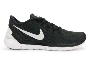Nike Women's  Free 5.0 Running Shoes Black/White/Dark Grey