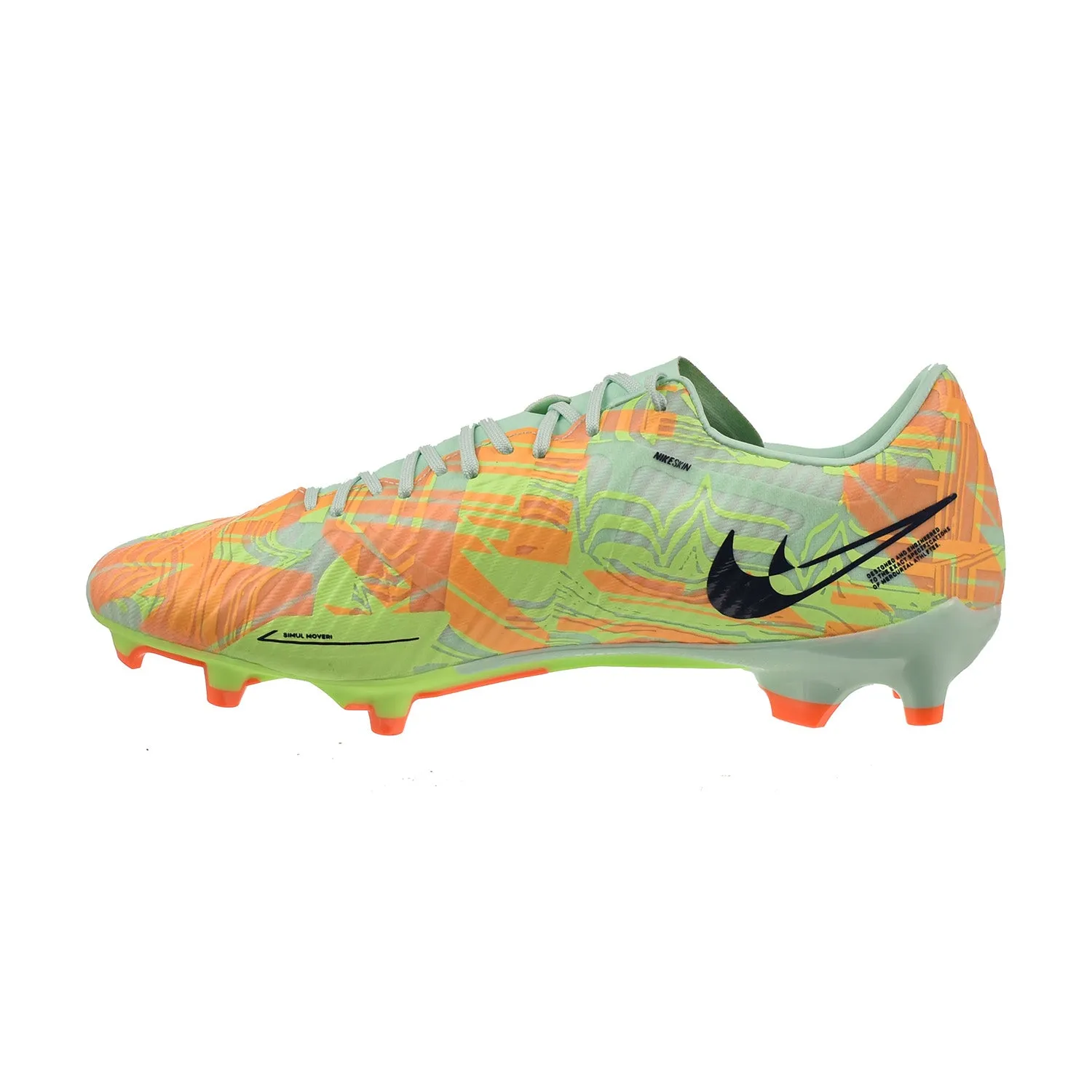 Nike Zoom Mercurial Vapor 15 MG Men's Soccer Cleats Mint Foam-Orange