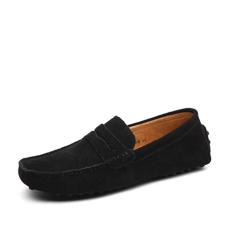 Noble Wear Suede Driving Loafers