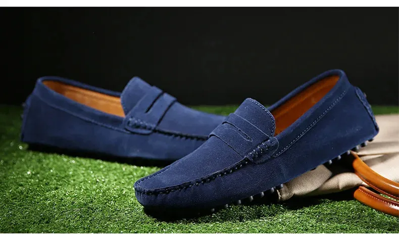Noble Wear Suede Driving Loafers