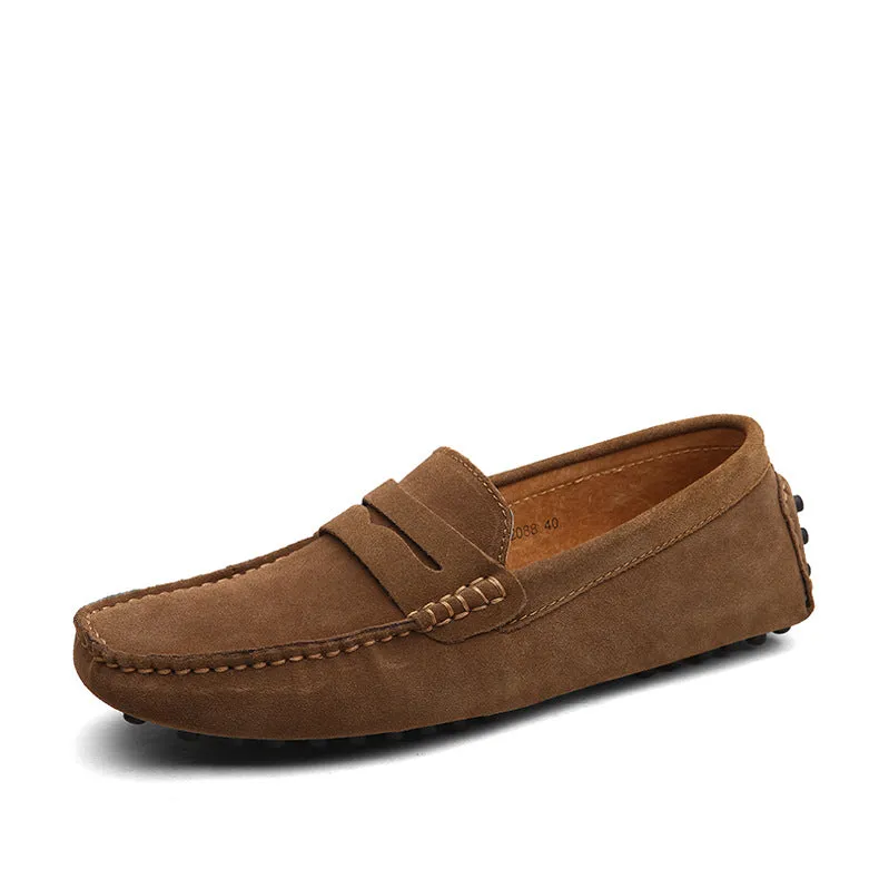Noble Wear Suede Driving Loafers