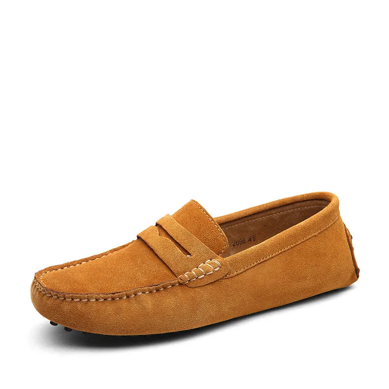 Noble Wear Suede Driving Loafers