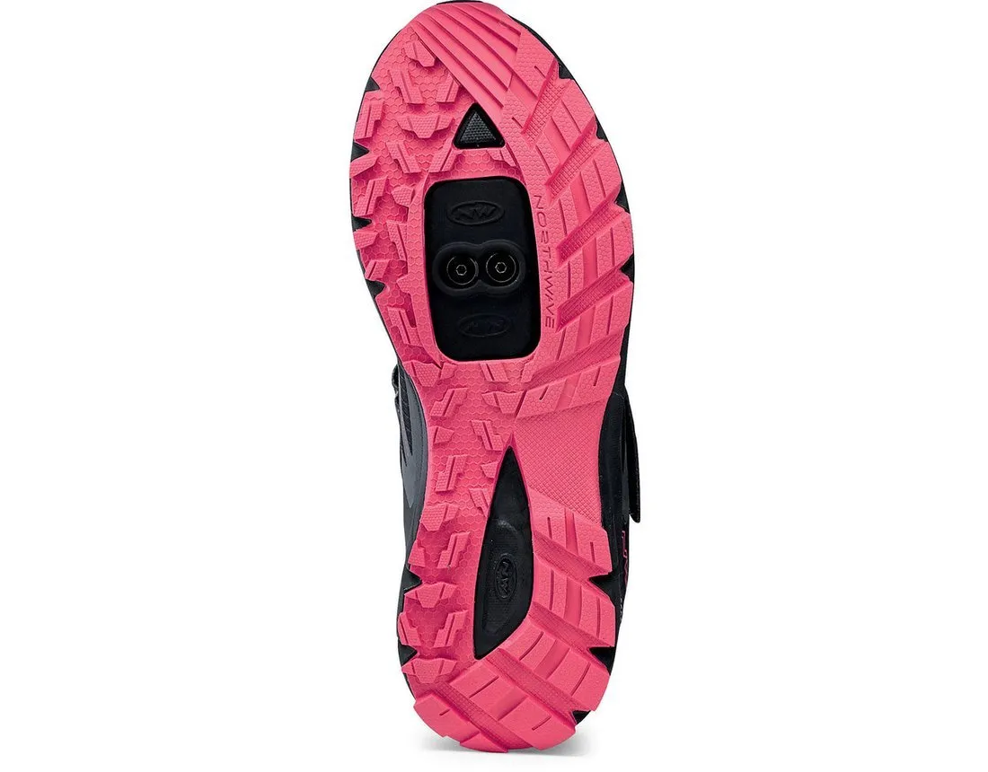 Northwave Women Escape Evo Shoes Black/Fuchsia