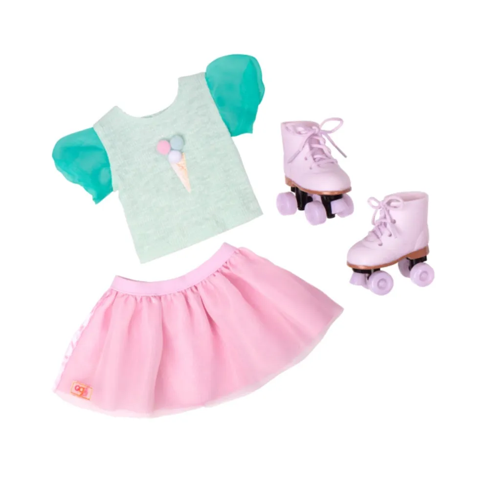 Our Generation Ice Cream Print Outfit Scoopalicious