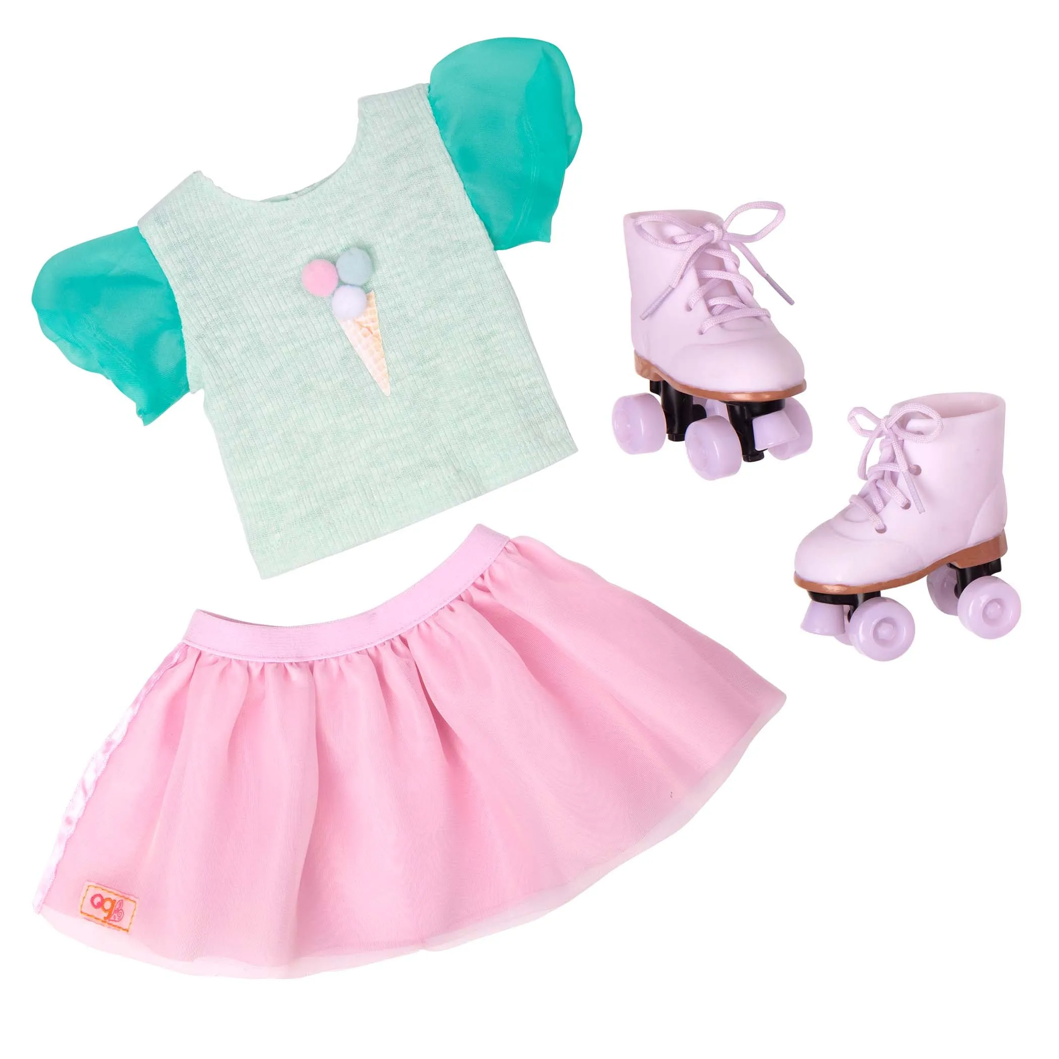 Our Generation Regular Outfit Scoopalicious Ice Cream Print Shirt Outfit