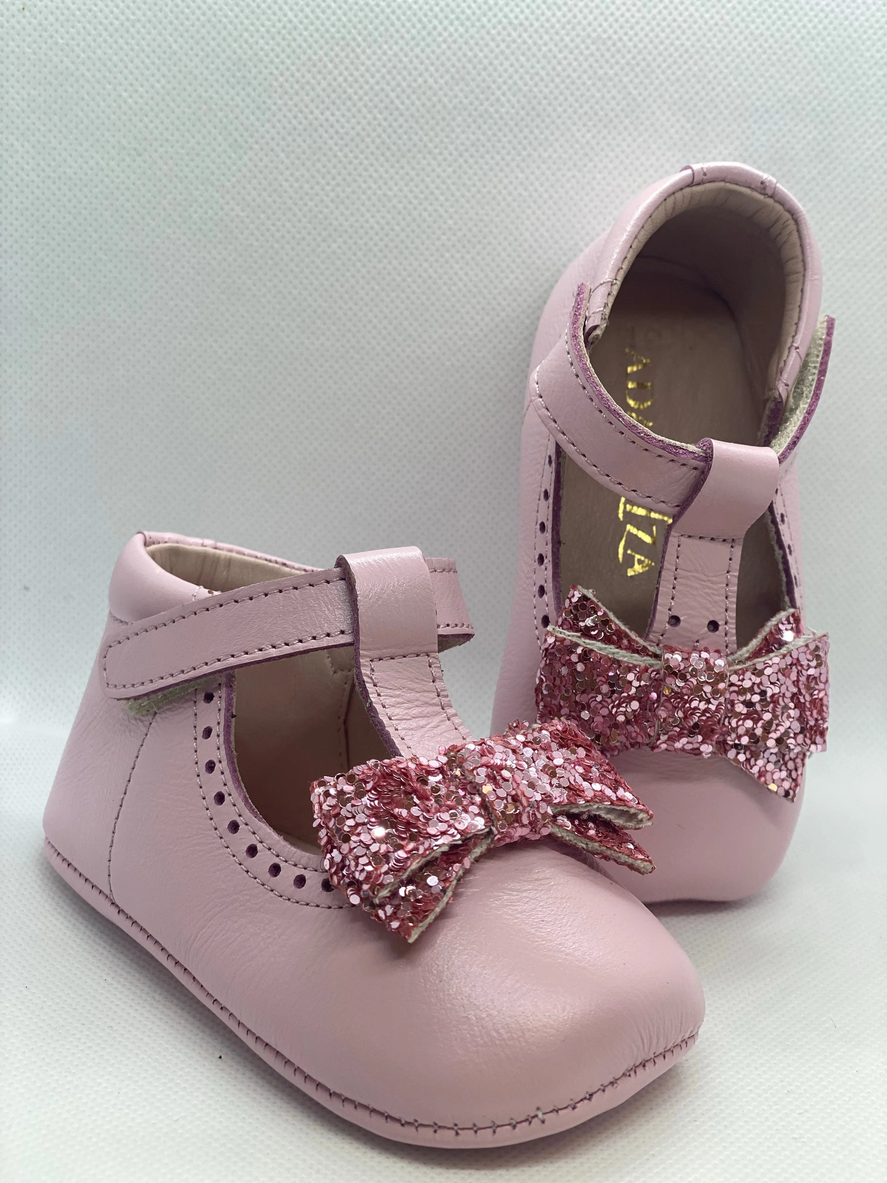 Pink Bow Moccasins