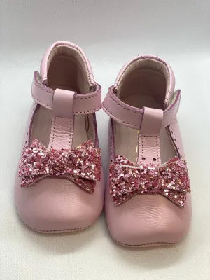 Pink Bow Moccasins