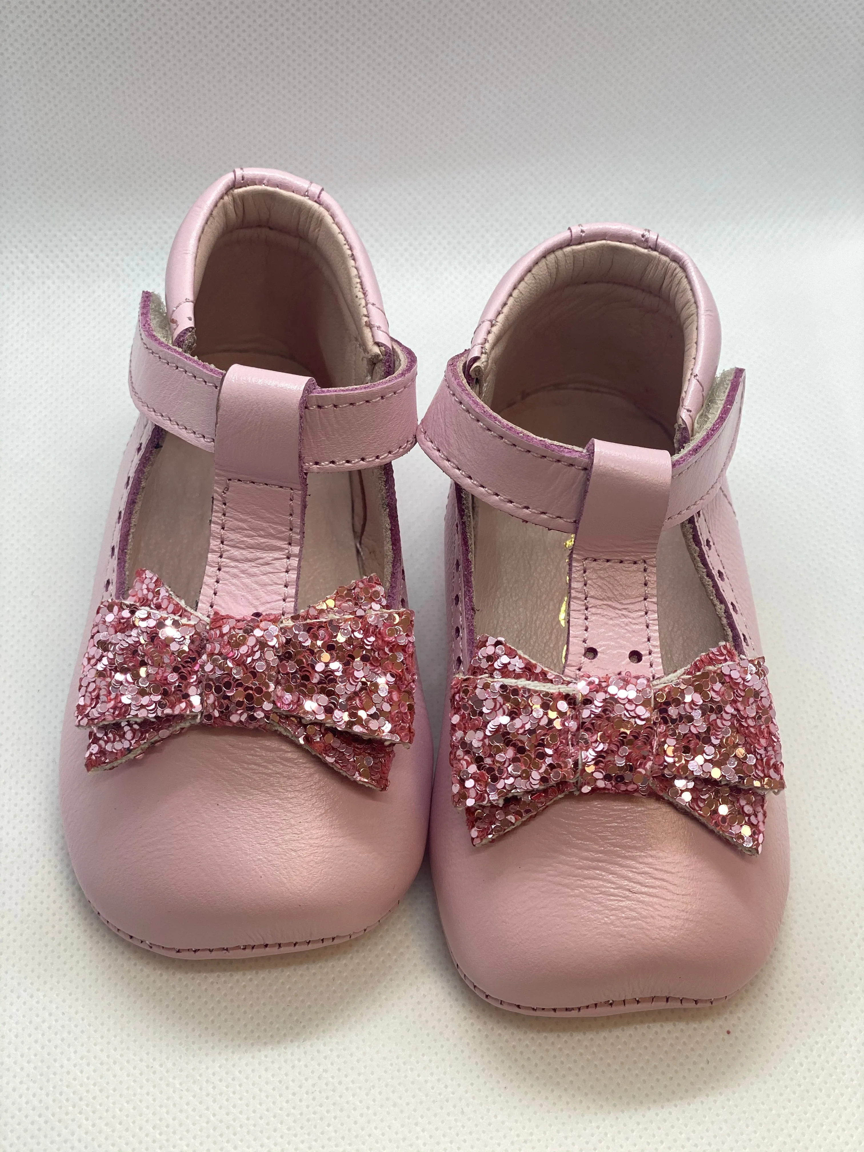 Pink Bow Moccasins