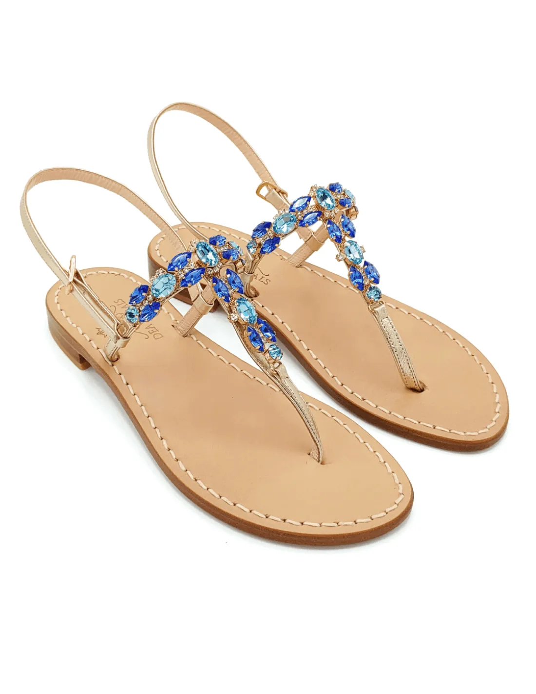PIZZOLUNGO BLUE SANDALS (DS94B)