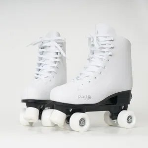 Playlife Kids Classic White Adjustable Skates