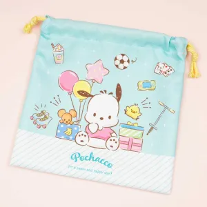 Pochacco Favorite Gifts Drawstring Pouch