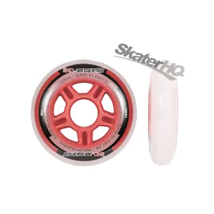 Powerslide ONE 76mm 82a 4pk - White/Red