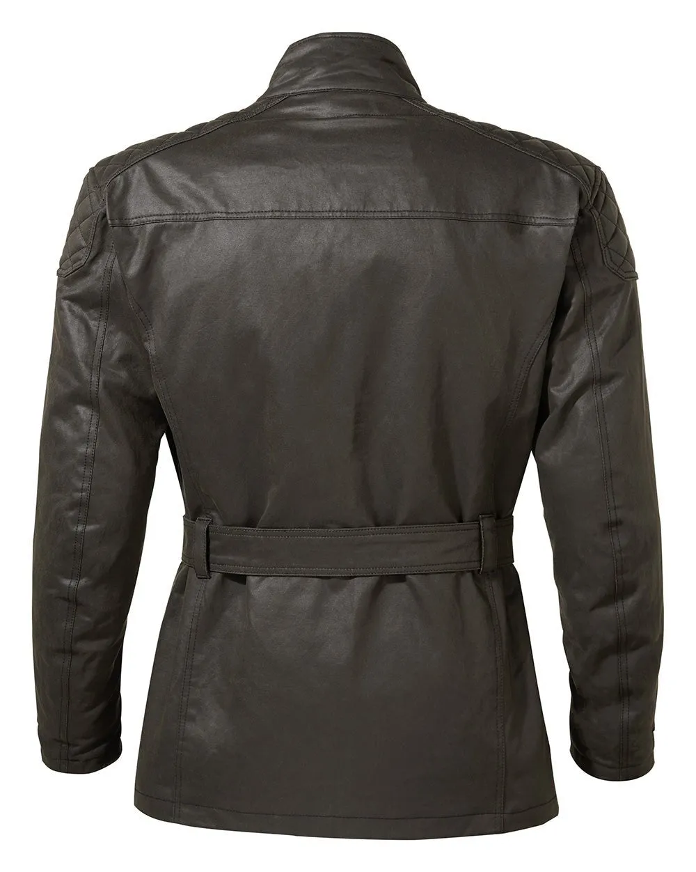 PULFORD® DRY WAXED COTTON MOTORCYCLE JACKET BLACK